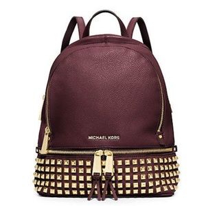 MICHAEL Michael Kors Rhea Small Studded Backpack